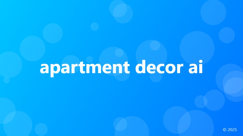 apartment decor ai
