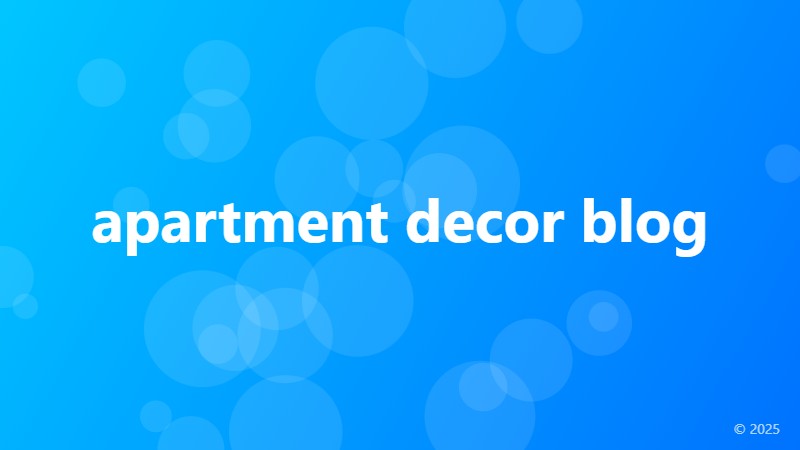 apartment decor blog