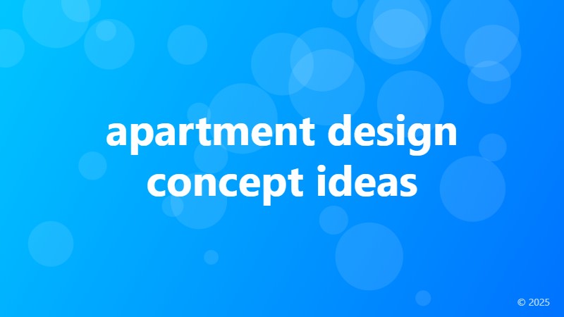 apartment design concept ideas