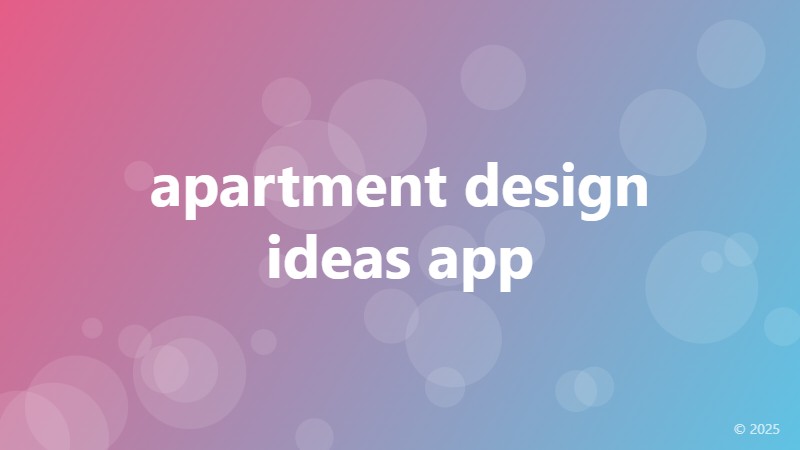 apartment design ideas app