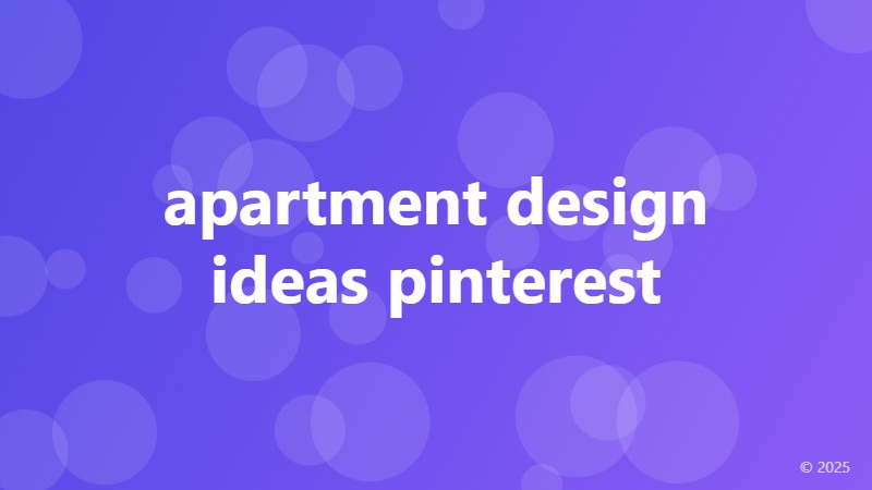 apartment design ideas pinterest