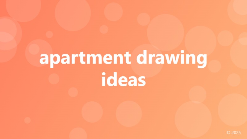 apartment drawing ideas