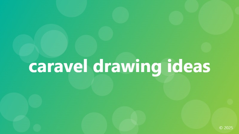caravel drawing ideas