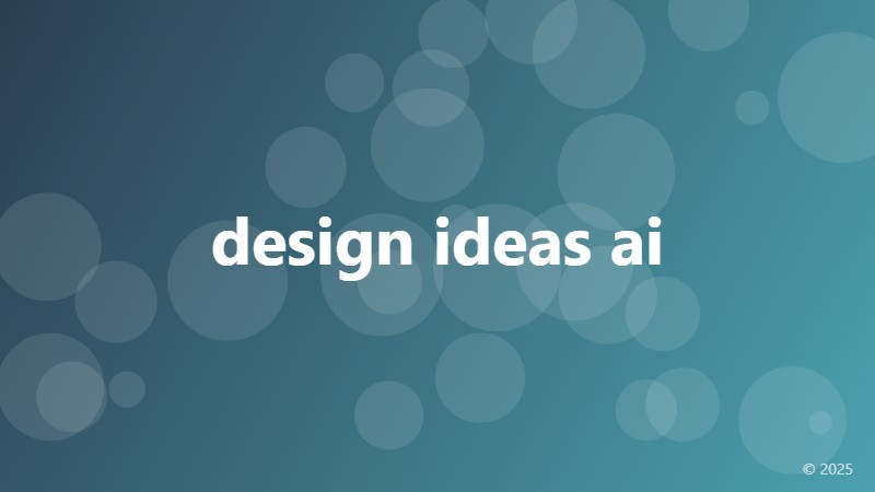 design ideas ai