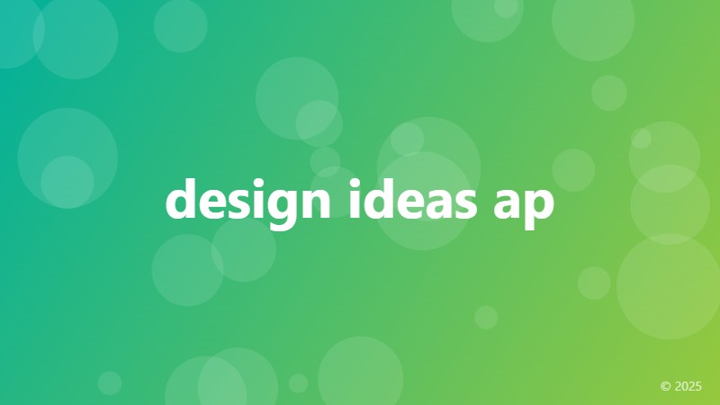 design ideas ap