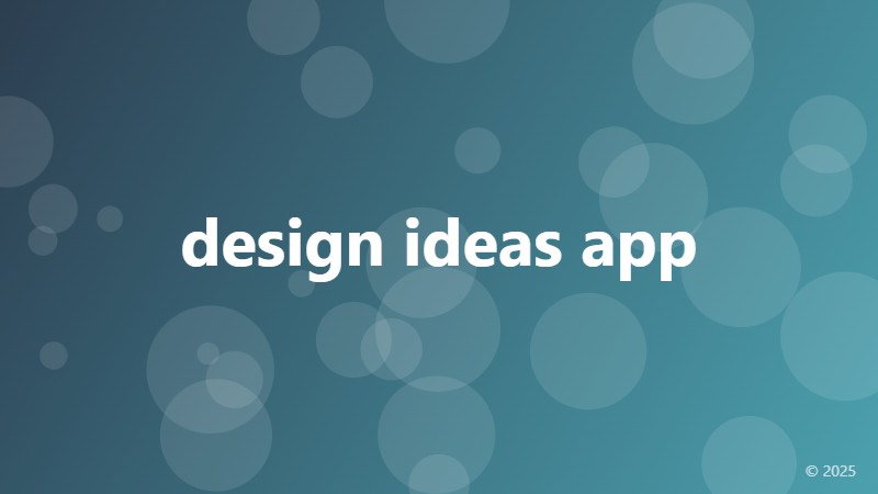 design ideas app