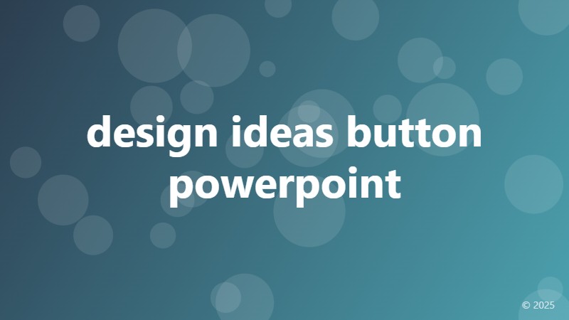 design ideas button powerpoint