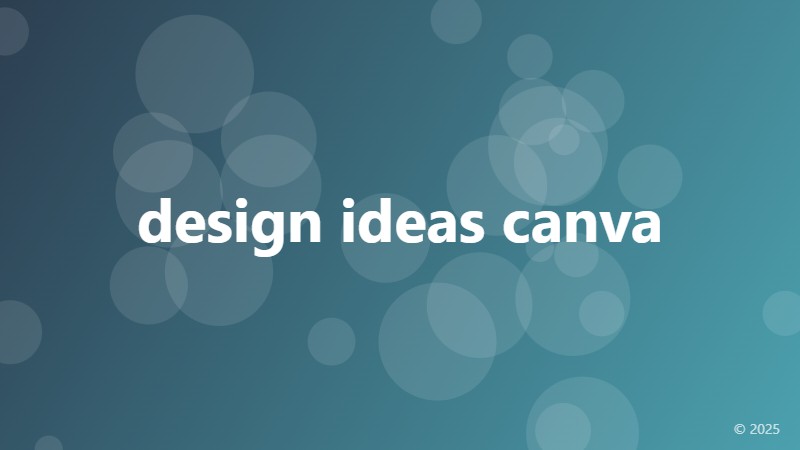 design ideas canva