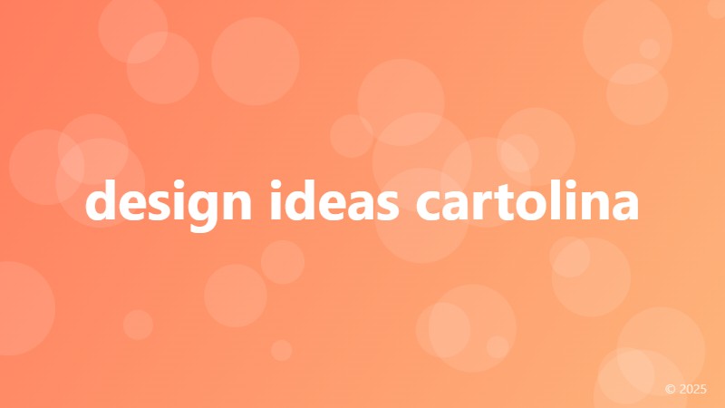 design ideas cartolina