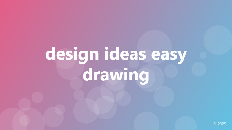 design ideas easy drawing
