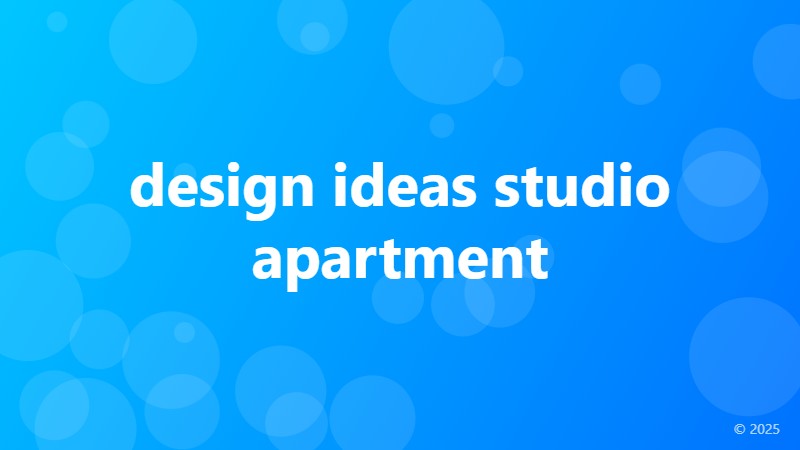 design ideas studio apartment