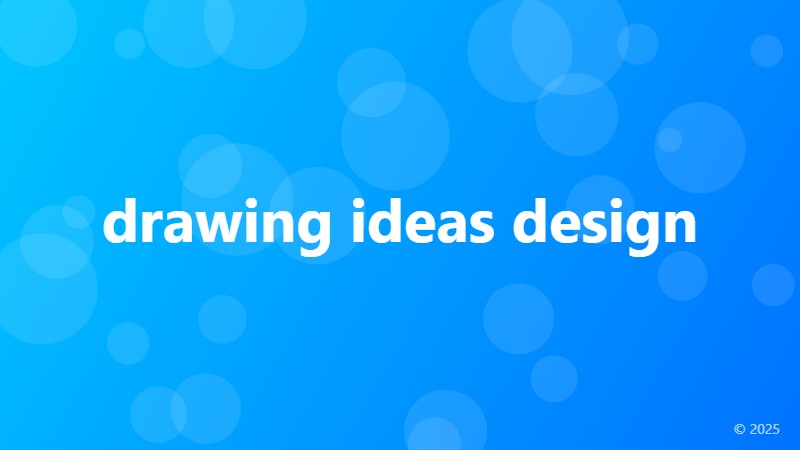 drawing ideas design