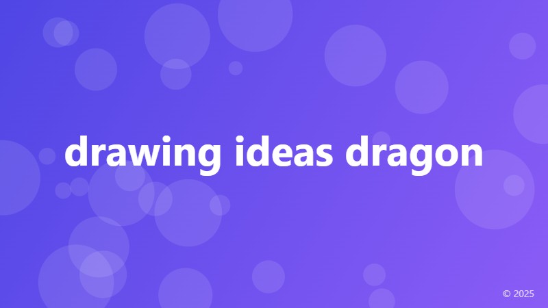 drawing ideas dragon