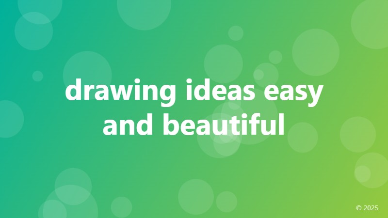 drawing ideas easy and beautiful