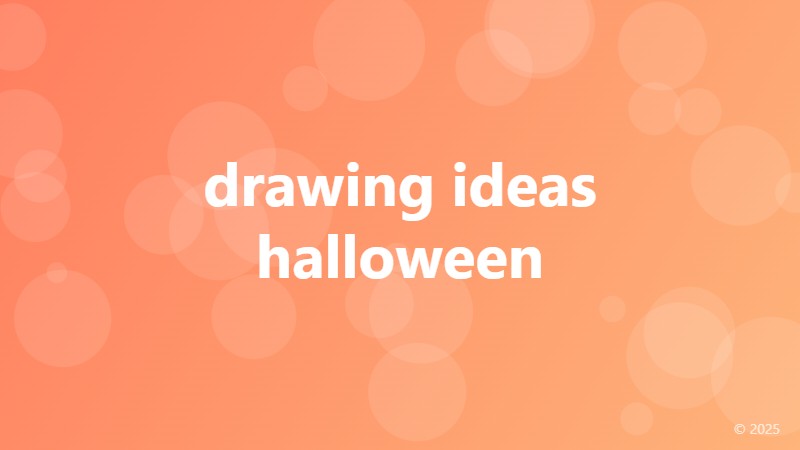 drawing ideas halloween