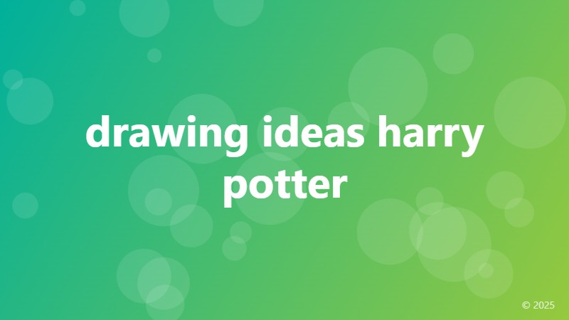 drawing ideas harry potter