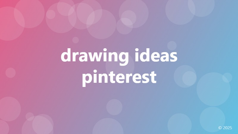 drawing ideas pinterest
